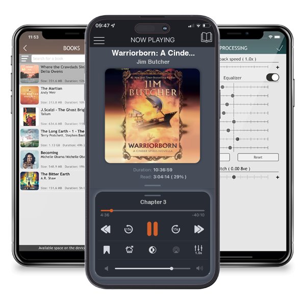 Download fo free audiobook Warriorborn: A Cinder Spires Novella (The Cinder Spires) by Jim Butcher and listen anywhere on your iOS devices in the ListenBook app.