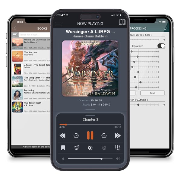 Download fo free audiobook Warsinger: A LitRPG Dragonrider Adventure (The Archemi Online Chronicles, Book 4) by James Osiris Baldwin and listen anywhere on your iOS devices in the ListenBook app.