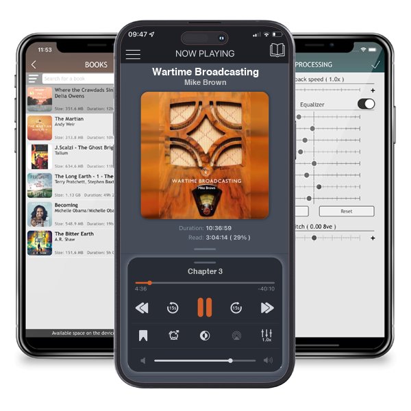 Download fo free audiobook Wartime Broadcasting by Mike Brown and listen anywhere on your iOS devices in the ListenBook app.
