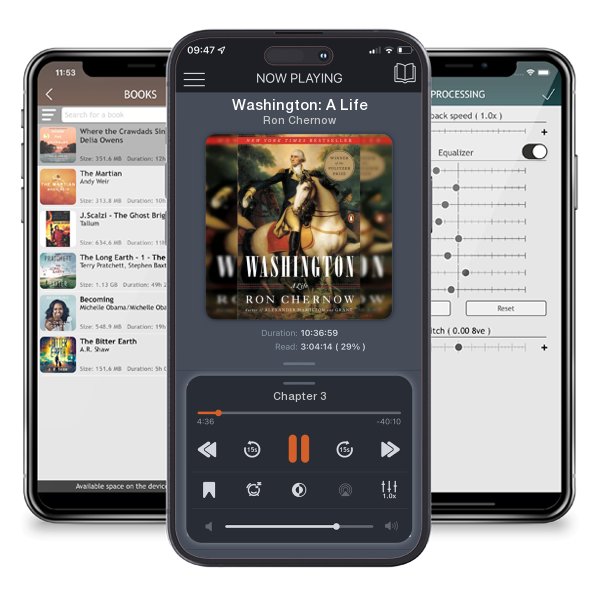 Download fo free audiobook Washington: A Life by Ron Chernow and listen anywhere on your iOS devices in the ListenBook app.