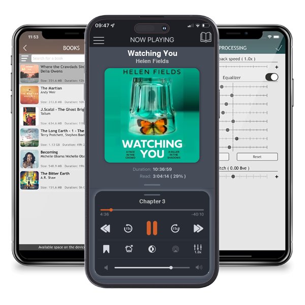 Download fo free audiobook Watching You by Helen Fields and listen anywhere on your iOS devices in the ListenBook app.