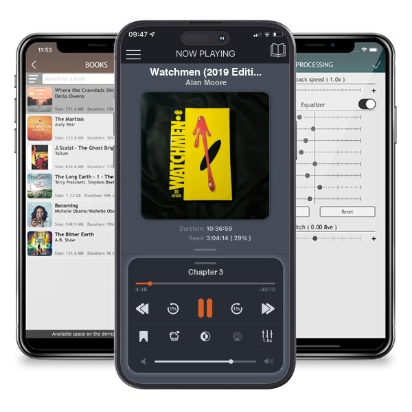 Download fo free audiobook Watchmen (2019 Edition) by Alan Moore and listen anywhere on your iOS devices in the ListenBook app.