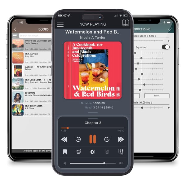 Download fo free audiobook Watermelon and Red Birds: A Cookbook for Juneteenth and Black... by Nicole A Taylor and listen anywhere on your iOS devices in the ListenBook app.