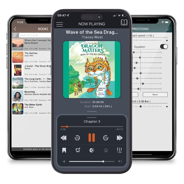Download fo free audiobook Wave of the Sea Dragon by Tracey West and listen anywhere on your iOS devices in the ListenBook app.