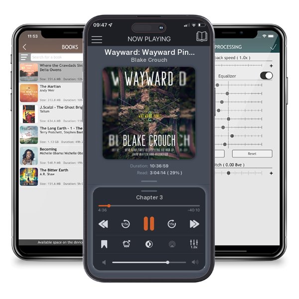 Download fo free audiobook Wayward: Wayward Pines: 2 by Blake Crouch and listen anywhere on your iOS devices in the ListenBook app.
