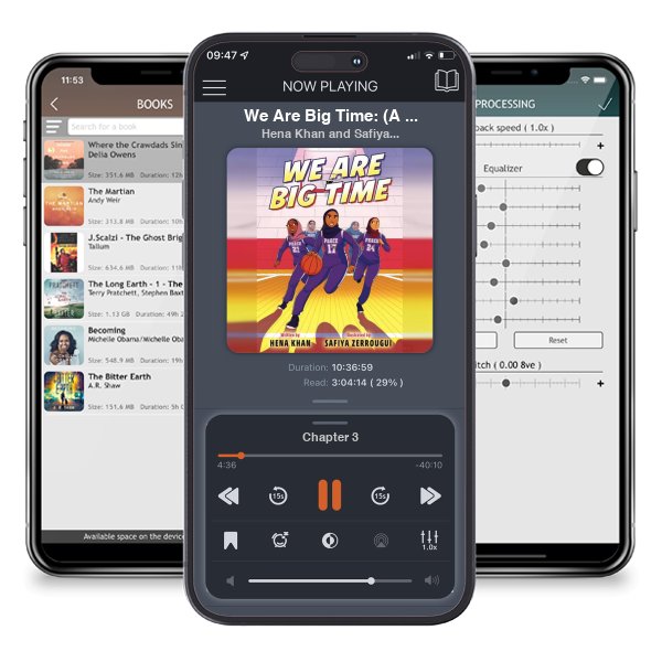 Download fo free audiobook We Are Big Time: (A Graphic Novel) by Hena Khan and Safiya Zerrougui and listen anywhere on your iOS devices in the ListenBook app.