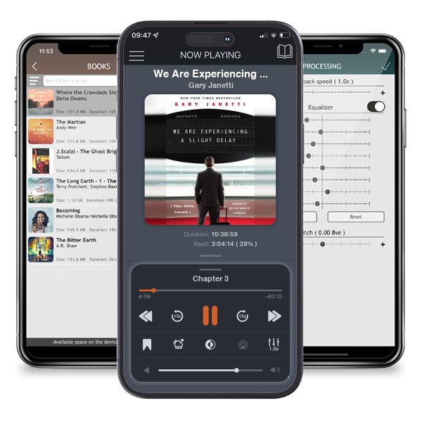 Download fo free audiobook We Are Experiencing a Slight Delay: (tips, tales, travels) by Gary Janetti and listen anywhere on your iOS devices in the ListenBook app.