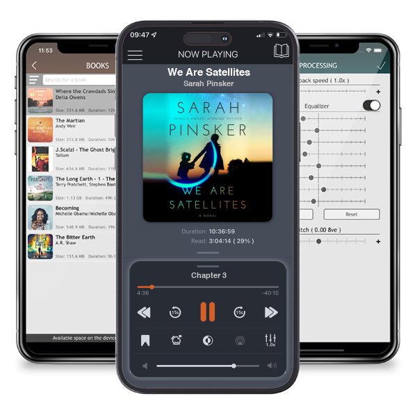 Download fo free audiobook We Are Satellites by Sarah Pinsker and listen anywhere on your iOS devices in the ListenBook app.