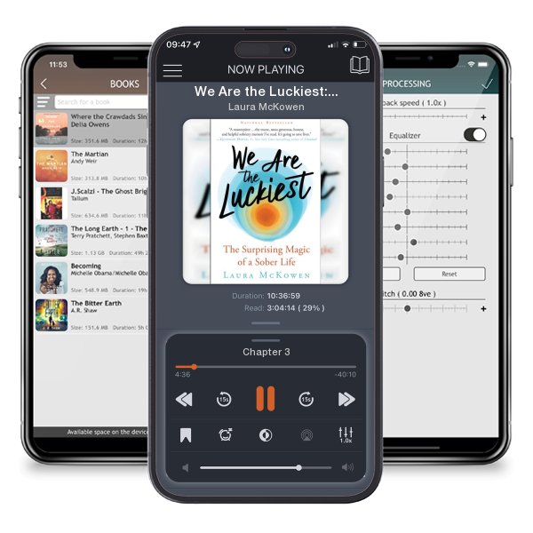 Download fo free audiobook We Are the Luckiest: The Surprising Magic of a Sober Life by Laura McKowen and listen anywhere on your iOS devices in the ListenBook app.