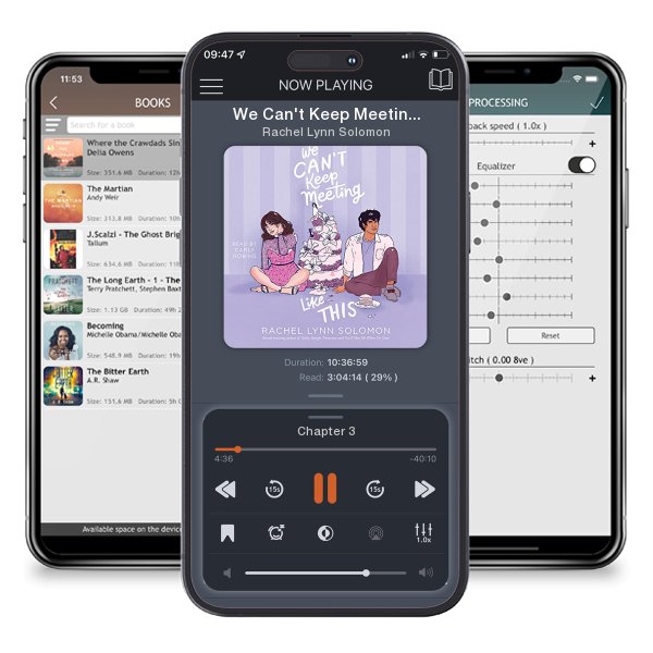 Download fo free audiobook We Can't Keep Meeting like This by Rachel Lynn Solomon and listen anywhere on your iOS devices in the ListenBook app.