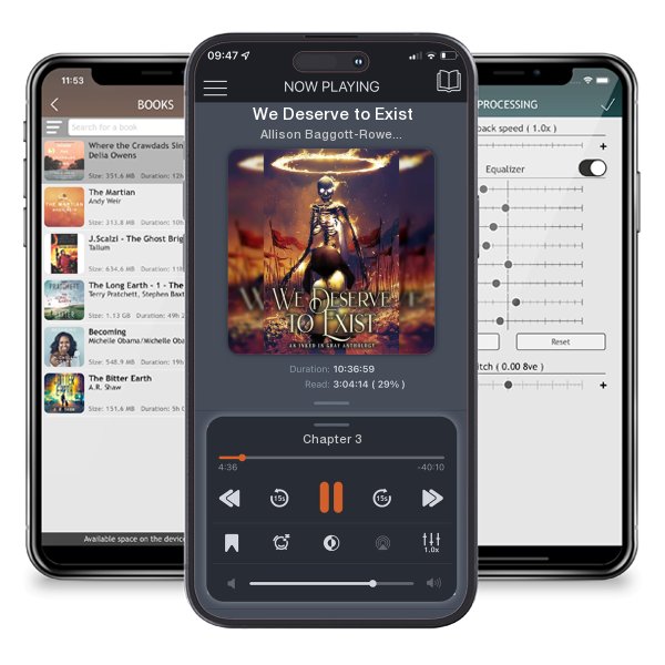 Download fo free audiobook We Deserve to Exist by Allison Baggott-Rowe and Marisca Pichette and listen anywhere on your iOS devices in the ListenBook app.