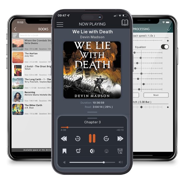 Download fo free audiobook We Lie with Death by Devin Madson and listen anywhere on your iOS devices in the ListenBook app.