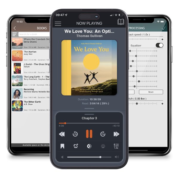 Download fo free audiobook We Love You: An Optimistic Guide to Life on a Rock Floating Through Space by Thomas Sullivan and listen anywhere on your iOS devices in the ListenBook app.