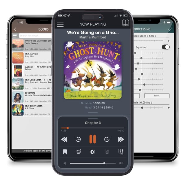 Download fo free audiobook We\'re Going on a Ghost Hunt: A Lift-the-Flap Adventure - The Bunny Adventures by Martha Mumford and listen anywhere on your iOS devices in the ListenBook app.