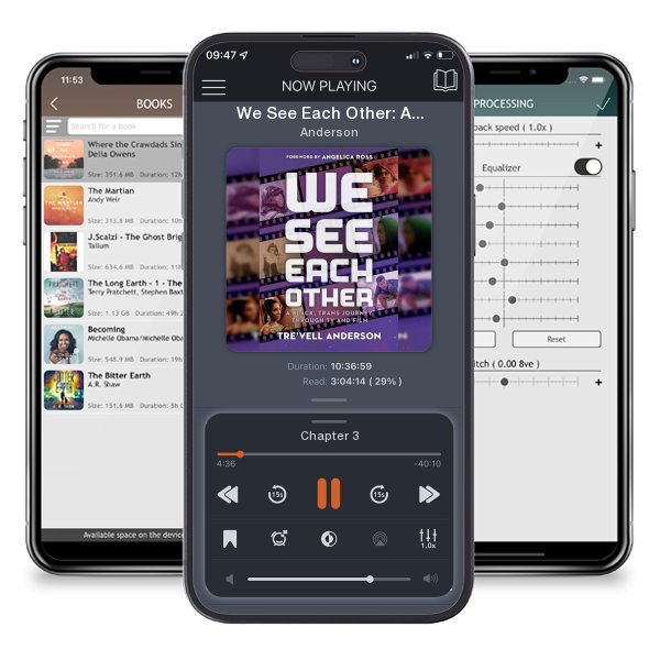 Download fo free audiobook We See Each Other: A Black, Trans Journey Through TV and Film by Anderson and listen anywhere on your iOS devices in the ListenBook app.
