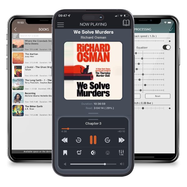 Download fo free audiobook We Solve Murders by Richard Osman and listen anywhere on your iOS devices in the ListenBook app.