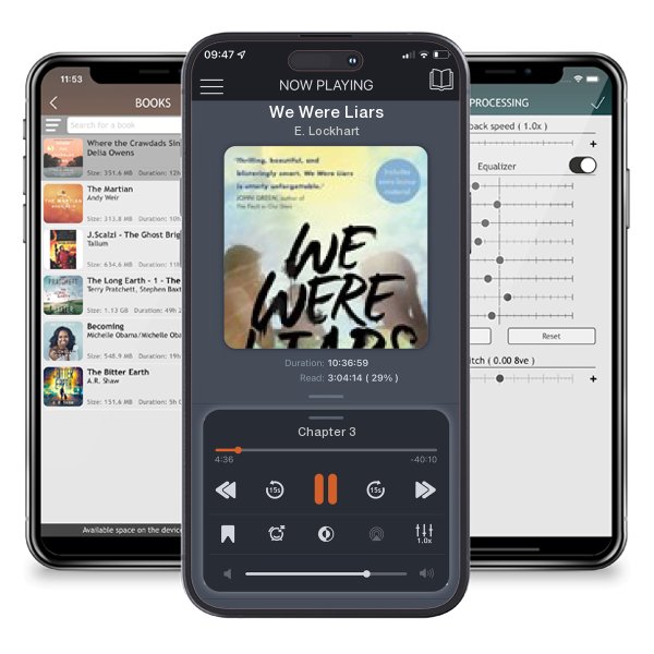 Download fo free audiobook We Were Liars by E. Lockhart and listen anywhere on your iOS devices in the ListenBook app.