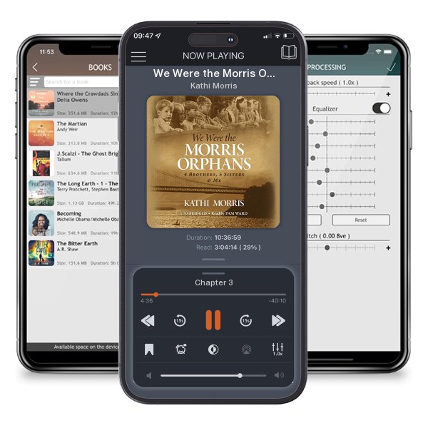 Download fo free audiobook We Were the Morris Orphans by Kathi Morris and listen anywhere on your iOS devices in the ListenBook app.