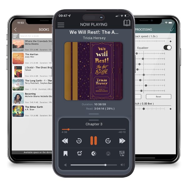 Download fo free audiobook We Will Rest!: The Art of Escape by Tricia Hersey and listen anywhere on your iOS devices in the ListenBook app.