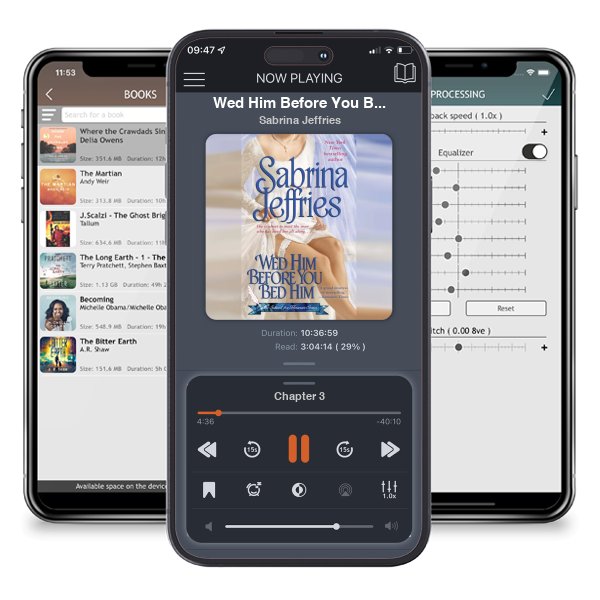 Download fo free audiobook Wed Him Before You Bed Him by Sabrina Jeffries and listen anywhere on your iOS devices in the ListenBook app.