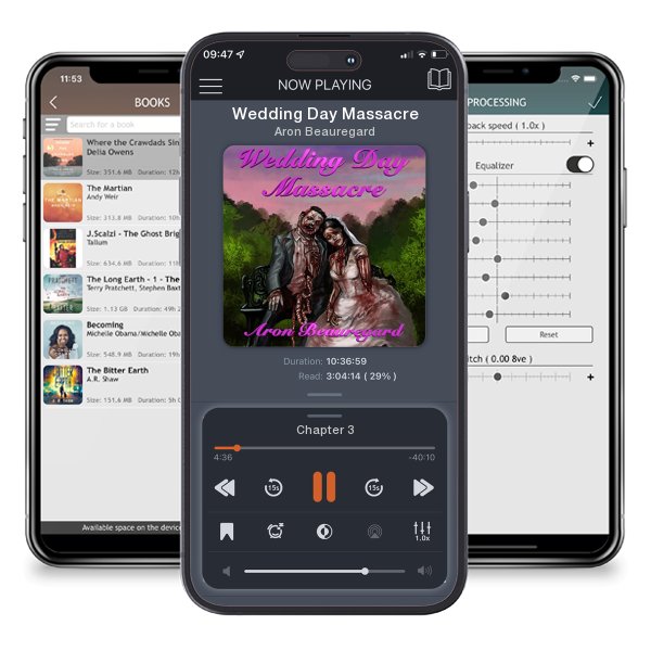 Download fo free audiobook Wedding Day Massacre by Aron Beauregard and listen anywhere on your iOS devices in the ListenBook app.