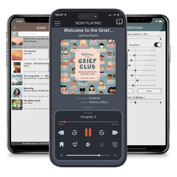 Download fo free audiobook Welcome to the Grief Club: Because You Don't Have to Go... by Janine Kwoh and listen anywhere on your iOS devices in the ListenBook app.