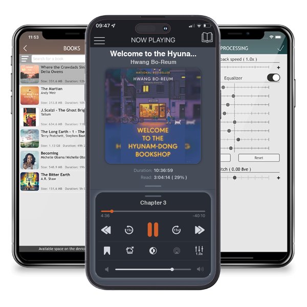 Download fo free audiobook Welcome to the Hyunam-Dong Bookshop by Hwang Bo-Reum and listen anywhere on your iOS devices in the ListenBook app.