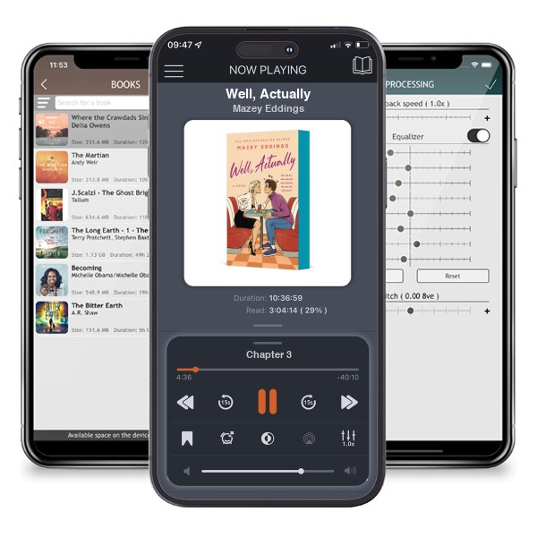 Download fo free audiobook Well, Actually by Mazey Eddings and listen anywhere on your iOS devices in the ListenBook app.