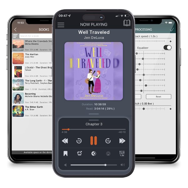 Download fo free audiobook Well Traveled by Jen DeLuca and listen anywhere on your iOS devices in the ListenBook app.