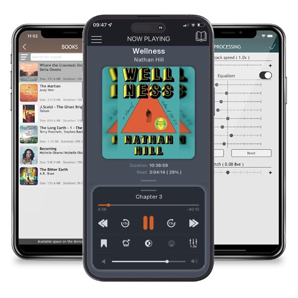 Download fo free audiobook Wellness by Nathan Hill and listen anywhere on your iOS devices in the ListenBook app.