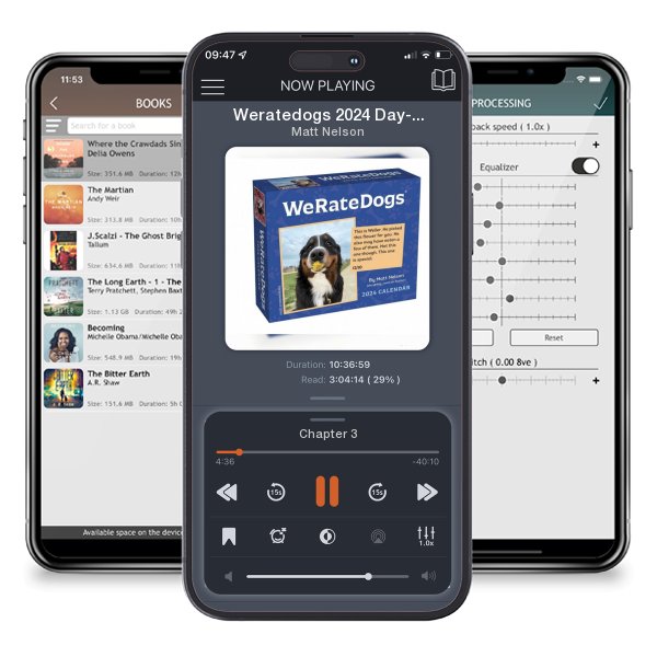 Download fo free audiobook Weratedogs 2024 Day-To-Day Calendar by Matt Nelson and listen anywhere on your iOS devices in the ListenBook app.