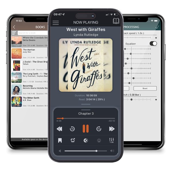 Download fo free audiobook West with Giraffes by Lynda Rutledge and listen anywhere on your iOS devices in the ListenBook app.