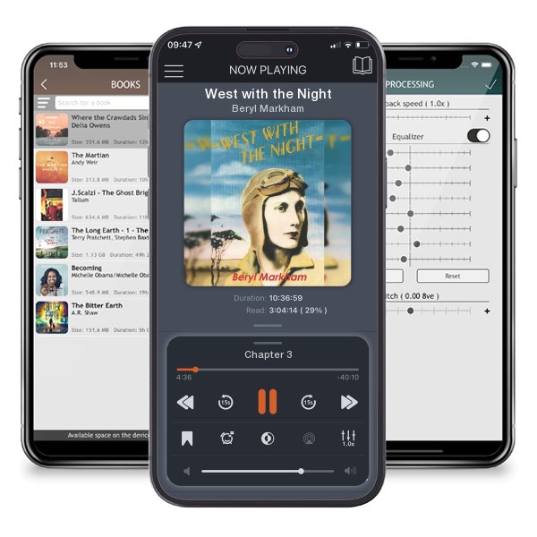 Download fo free audiobook West with the Night by Beryl Markham and listen anywhere on your iOS devices in the ListenBook app.