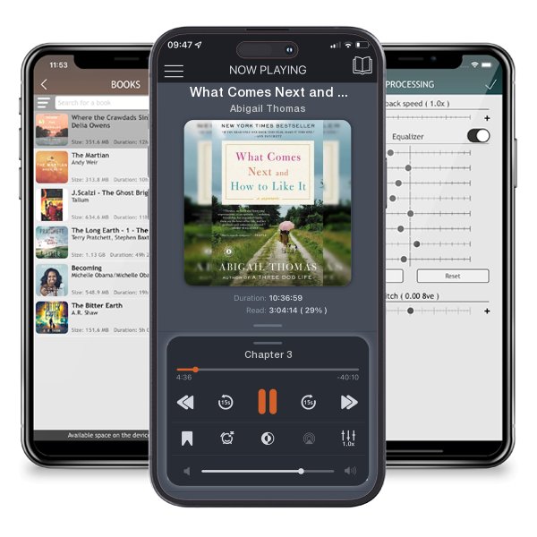 Download fo free audiobook What Comes Next and How to Like It: A Memoir by Abigail Thomas and listen anywhere on your iOS devices in the ListenBook app.