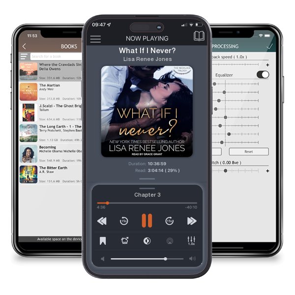 Download fo free audiobook What If I Never? by Lisa Renee Jones and listen anywhere on your iOS devices in the ListenBook app.