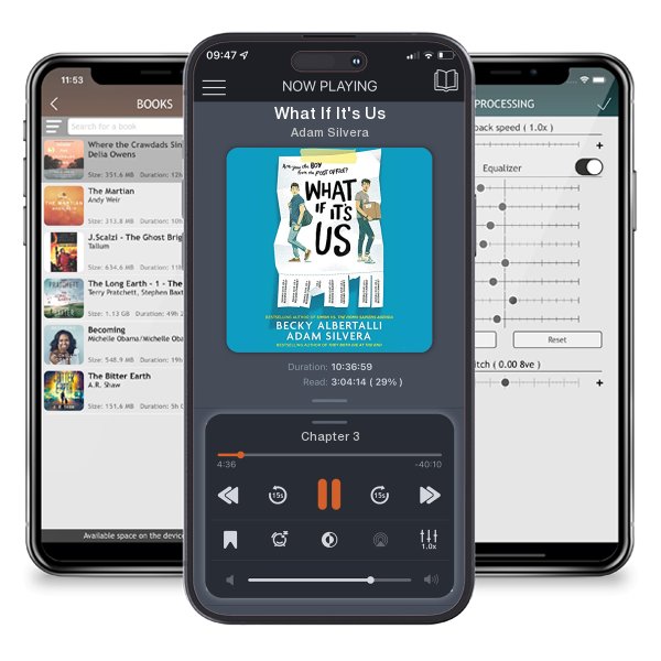 Download fo free audiobook What If It's Us by Adam Silvera and listen anywhere on your iOS devices in the ListenBook app.
