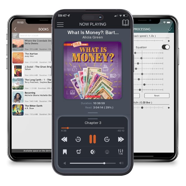 Download fo free audiobook What Is Money?: Bartering, Cash, Cryptocurrency... And Much More! (A True Book: Money) (A True Book (Relaunch)) by Alicia Green and listen anywhere on your iOS devices in the ListenBook app.