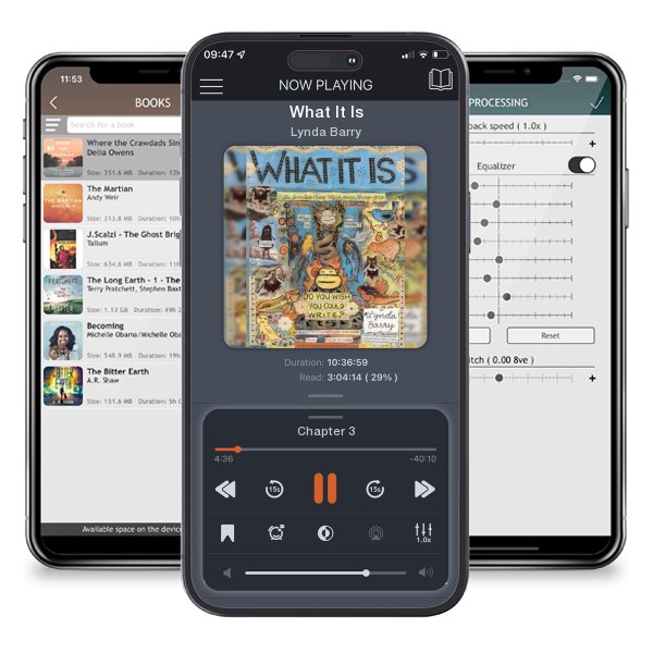 Download fo free audiobook What It Is by Lynda Barry and listen anywhere on your iOS devices in the ListenBook app.