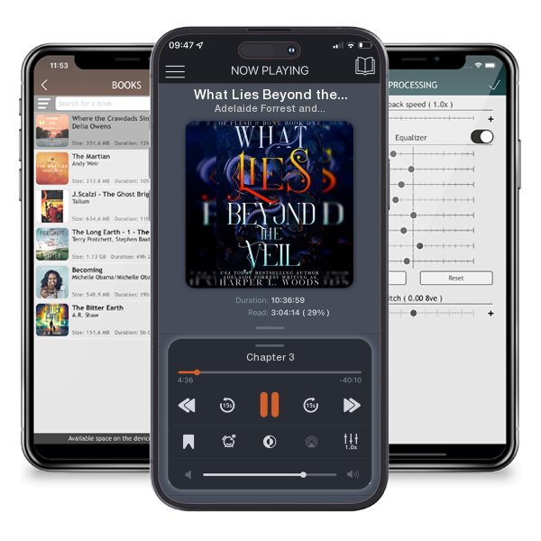 Download fo free audiobook What Lies Beyond the Veil by Adelaide Forrest and Harper L. Woods and listen anywhere on your iOS devices in the ListenBook app.