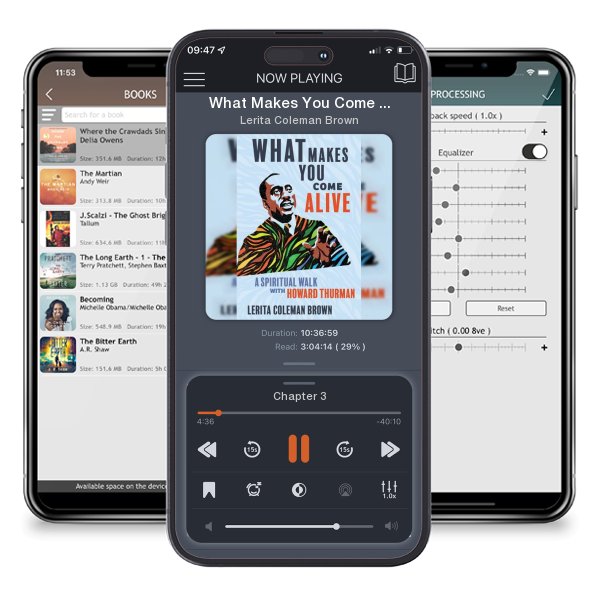 Download fo free audiobook What Makes You Come Alive: A Spiritual Walk with Howard Thurman by Lerita Coleman Brown and listen anywhere on your iOS devices in the ListenBook app.