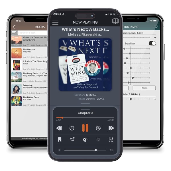 Download fo free audiobook What's Next: A Backstage Pass to the West Wing, Its Cast and... by Melissa Fitzgerald and Mary McCormack and listen anywhere on your iOS devices in the ListenBook app.