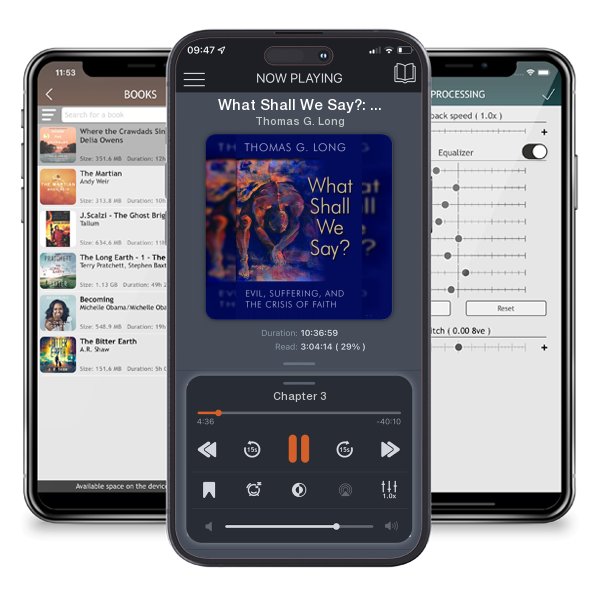 Download fo free audiobook What Shall We Say?: Evil, Suffering, and the Crisis of Faith by Thomas G. Long and listen anywhere on your iOS devices in the ListenBook app.