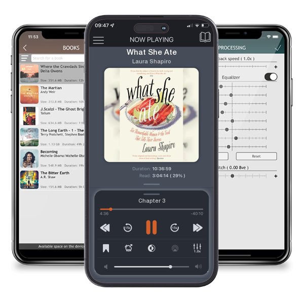 Download fo free audiobook What She Ate by Laura Shapiro and listen anywhere on your iOS devices in the ListenBook app.