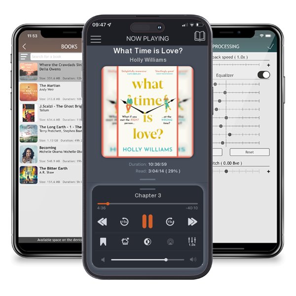 Download fo free audiobook What Time is Love? by Holly Williams and listen anywhere on your iOS devices in the ListenBook app.