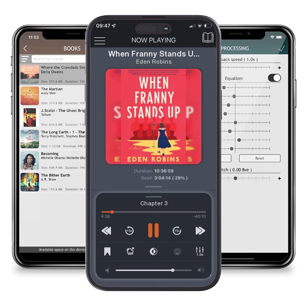 Download fo free audiobook When Franny Stands Up by Eden Robins and listen anywhere on your iOS devices in the ListenBook app.