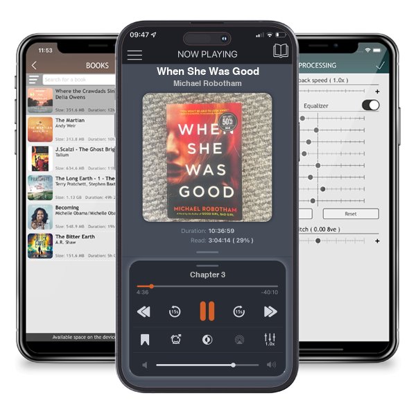 Download fo free audiobook When She Was Good by Michael Robotham and listen anywhere on your iOS devices in the ListenBook app.