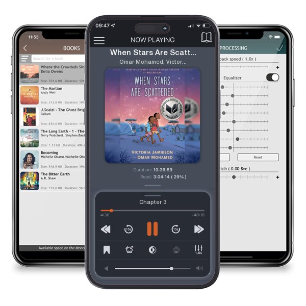 Download fo free audiobook When Stars Are Scattered by Omar Mohamed, Victoria Jamieson,  et al. and listen anywhere on your iOS devices in the ListenBook app.