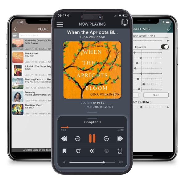Download fo free audiobook When the Apricots Bloom by Gina Wilkinson and listen anywhere on your iOS devices in the ListenBook app.