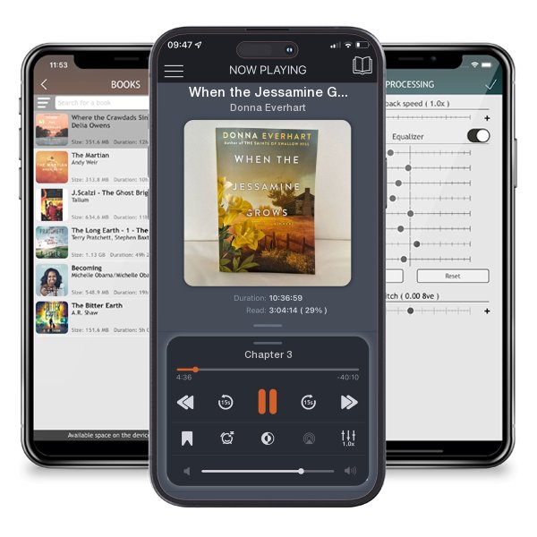 Download fo free audiobook When the Jessamine Grows by Donna Everhart and listen anywhere on your iOS devices in the ListenBook app.