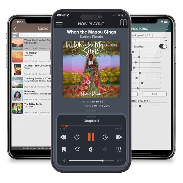 Download fo free audiobook When the Mapou Sings by Nadine Pinede and listen anywhere on your iOS devices in the ListenBook app.